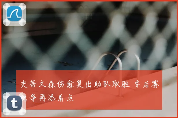 史蒂文森伤愈复出助队取胜 季后赛竞争再添看点